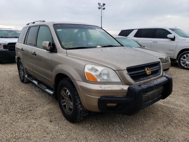 HONDA PILOT EXL 2005 with VIN 2HKYF18525H508536 - Photo from auction