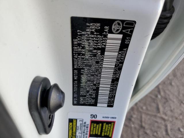 Photo 10 from auction – 2017 TOYOTA COROLLA L with VIN 2T1BURHE5HC826765