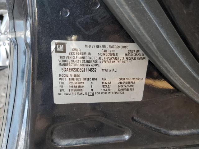 Photo 10 from auction – 2009 BUICK ENCLAVE CX with VIN 5GAEV23D89J114662