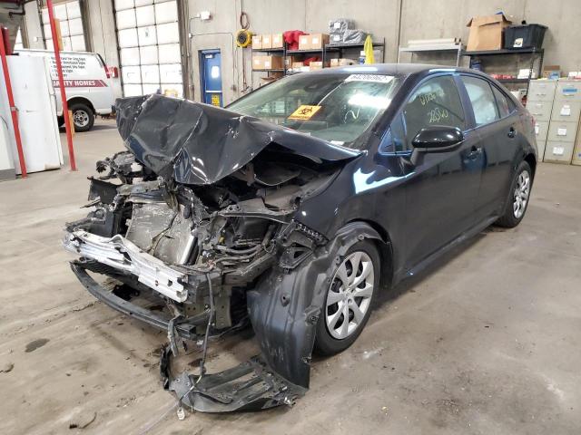 Photo 2 from auction – 2021 TOYOTA COROLLA LE with VIN 5YFEPMAE2MP160279