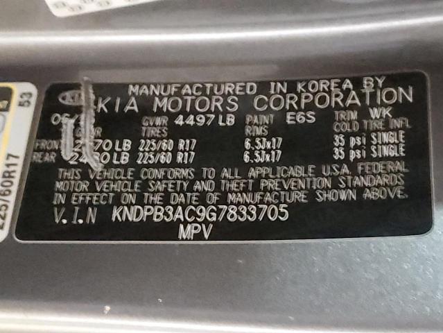 Photo 10 from auction – 2016 KIA SPORTAGE L with VIN KNDPB3AC9G7833705