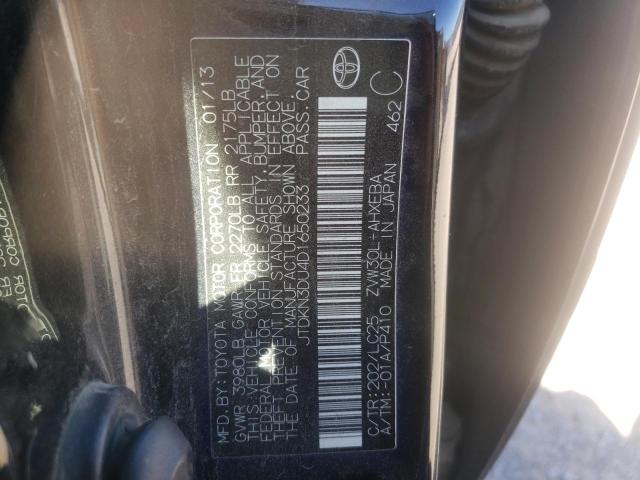 Photo 10 from auction – 2013 TOYOTA PRIUS with VIN JTDKN3DU4D1650233