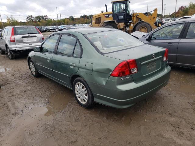 Photo 3 from auction – 2004 HONDA CIVIC LX with VIN 2HGES16554H619382