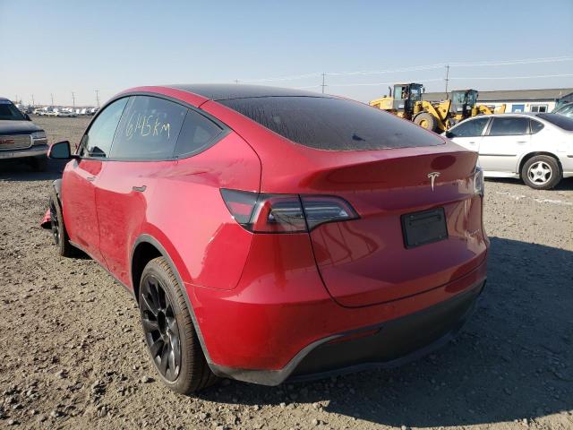 Photo 3 from auction – 2022 TESLA MODEL Y with VIN 7SAYGDEE4NF387285