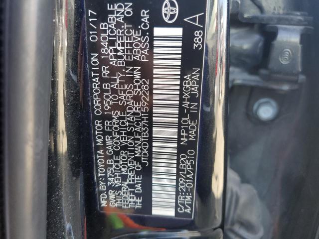 Photo 10 from auction – 2017 TOYOTA PRIUS C with VIN JTDKDTB37H1592282