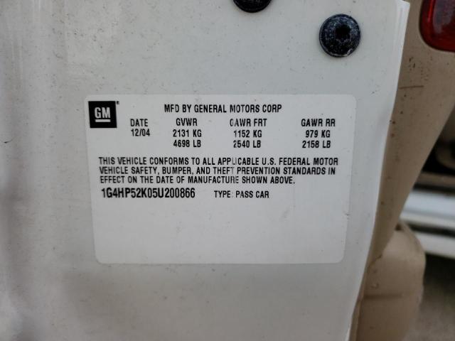 Photo 10 from auction – 2005 BUICK LESABRE CU with VIN 1G4HP52K05U200866