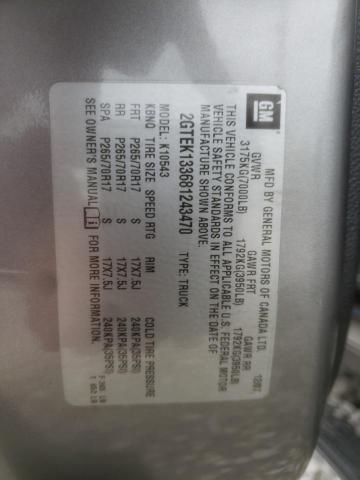 Photo 10 from auction – 2008 GMC SIERRA K15 with VIN 2GTEK133681243470