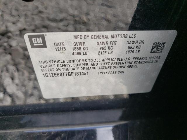 Photo 10 from auction – 2016 CHEVROLET MALIBU LT with VIN 1G1ZE5ST7GF181451