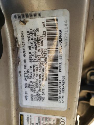 Photo 10 from auction – 2005 TOYOTA COROLLA CE with VIN 1NXBR32E05Z567975
