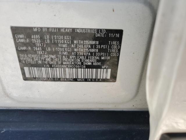 Photo 10 from auction – 2017 SUBARU OUTBACK 2. with VIN 4S4BSANC6H3299138