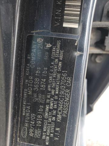 Photo 10 from auction – 2009 HYUNDAI ACCENT GLS with VIN KMHCN46C19U370561