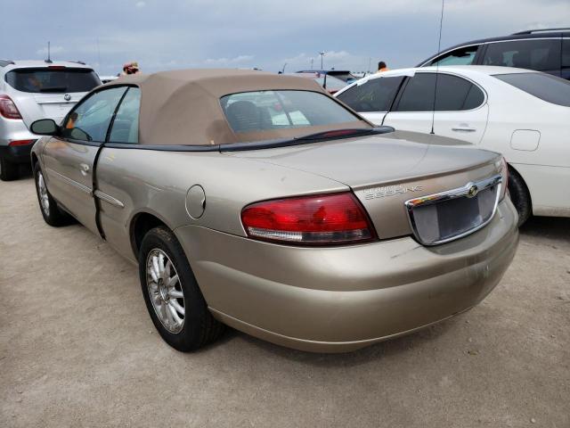 Photo 3 from auction – 2003 CHRYSLER SEBRING LX with VIN 1C3EL55T03N508350