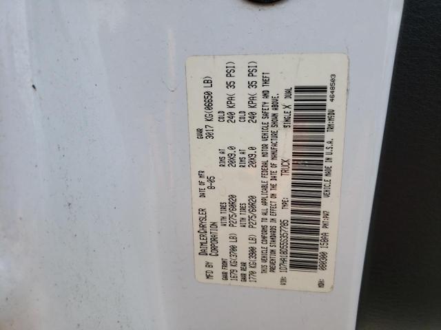 Photo 10 from auction – 2005 DODGE RAM 1500 S with VIN 1D7HA18D55S357785