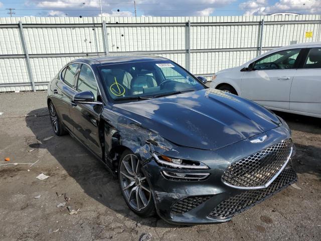 GENESIS G70 BASE 2022 with VIN KMTG34TA2NU087810 - Photo from auction