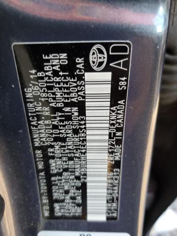 Photo 10 from auction – 2014 TOYOTA COROLLA L with VIN 2T1BURHE4EC185443