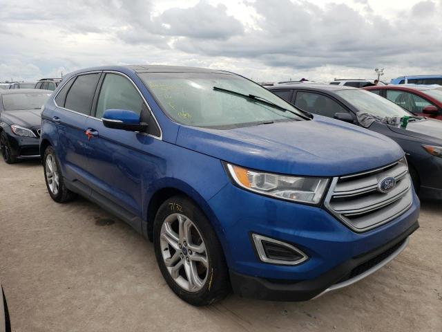 FORD EDGE TITAN 2018 with VIN 2FMPK4K8XJBB87620 - Photo from auction