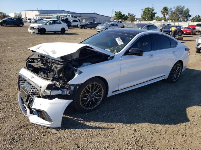 Photo 2 from auction – 2019 GENESIS G80 BASE with VIN KMTFN4JB0KU306356