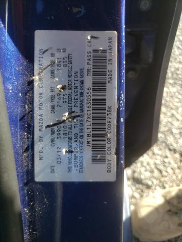 Photo 10 from auction – 2012 MAZDA 3 I with VIN JM1BL1L7XC1630556
