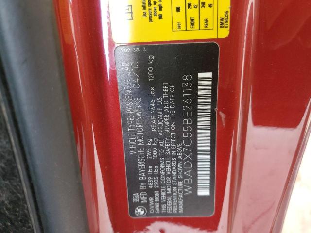 Photo 10 from auction – 2011 BMW 335 I with VIN WBADX7C55BE261138