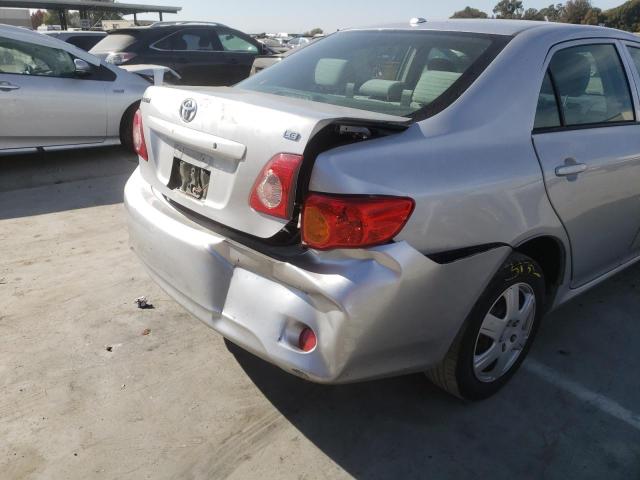 Photo 9 from auction – 2009 TOYOTA COROLLA BA with VIN JTDBL40E29J015593