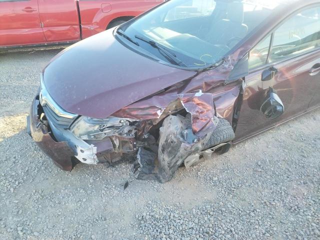 Photo 9 from auction – 2012 HONDA CIVIC LX with VIN 19XFB2F55CE389538