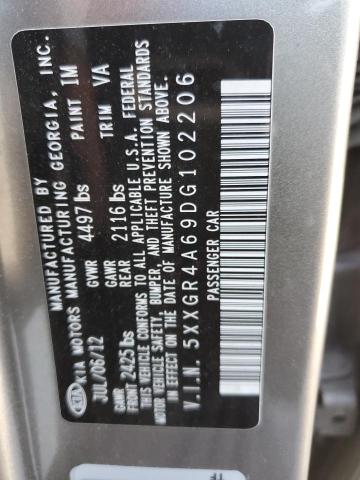 Photo 10 from auction – 2013 KIA OPTIMA SX with VIN 5XXGR4A69DG102206