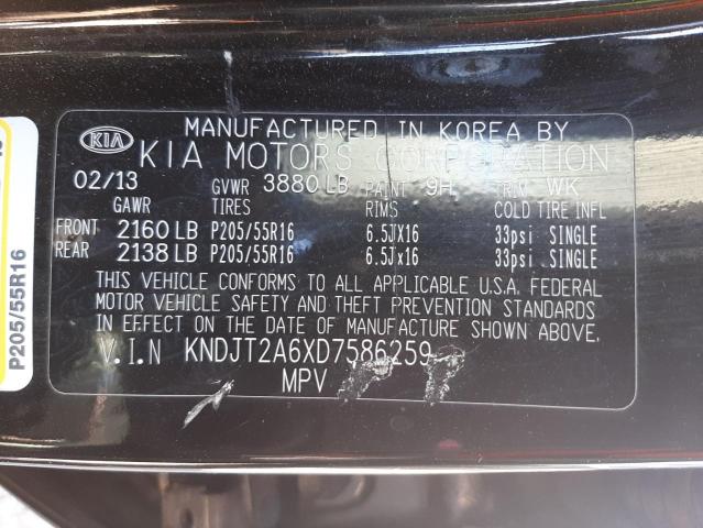 Photo 10 from auction – 2013 KIA SOUL + with VIN KNDJT2A6XD7586259