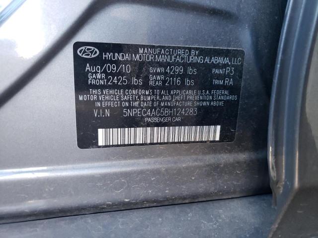 Zdjęcie 10 z aukcji – 2011 HYUNDAI SONATA SE z VIN 5NPEC4AC5BH124283