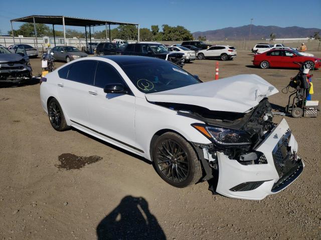 GENESIS G80 BASE 2019 with VIN KMTFN4JB0KU306356 - Photo from auction
