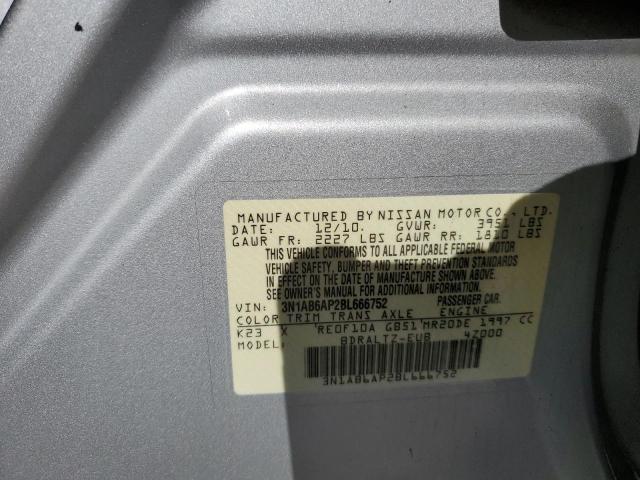 Photo 10 from auction – 2011 NISSAN SENTRA 2.0 with VIN 3N1AB6AP2BL666752