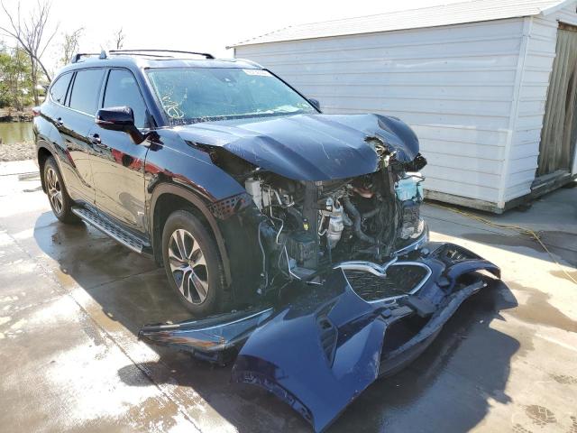 Photo 1 from auction – 2021 TOYOTA HIGHLANDER with VIN 5TDGZRAH3MS085917