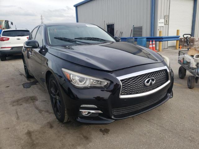 INFINITI Q50 BASE 2014 with VIN JN1BV7APXEM679647 - Photo from auction