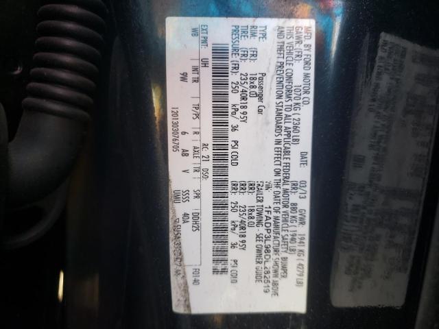 Photo 10 from auction – 2013 FORD FOCUS ST with VIN 1FADP3L98DL282519