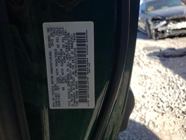 Photo 10 from auction – 2001 TOYOTA TUNDRA ACC with VIN 5TBBT44121S128709