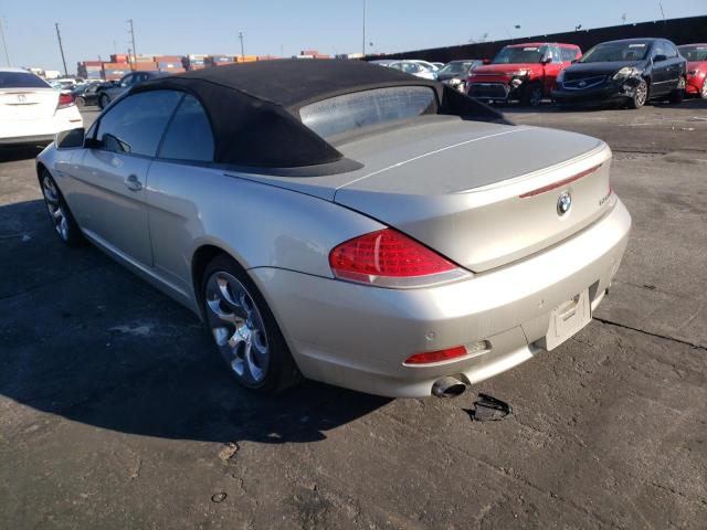 Photo 3 from auction – 2006 BMW 650 I with VIN WBAEK13446CN78501