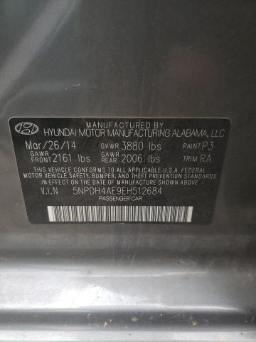Photo 10 from auction – 2014 HYUNDAI ELANTRA with VIN 5NPDH4AE9EH512684