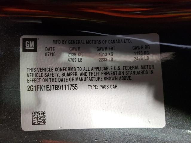 Photo 10 from auction – 2011 CHEVROLET CAMARO 2SS with VIN 2G1FK1EJ7B9111755
