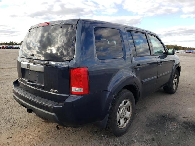 Photo 4 from auction – 2011 HONDA PILOT LX with VIN 5FNYF4H26BB082240