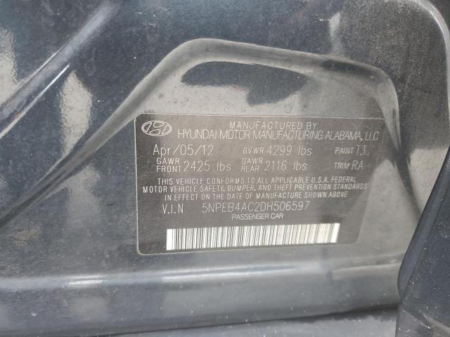 Photo 10 from auction – 2013 HYUNDAI SONATA GLS with VIN 5NPEB4AC2DH506597