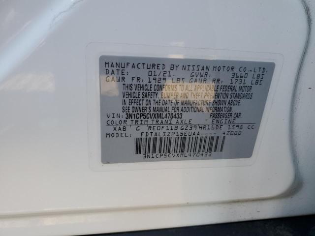 Photo 10 from auction – 2021 NISSAN KICKS SV with VIN 3N1CP5CVXML470433