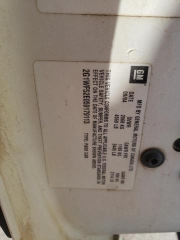 Photo 10 from auction – 2005 CHEVROLET IMPALA with VIN 2G1WF52E059179113