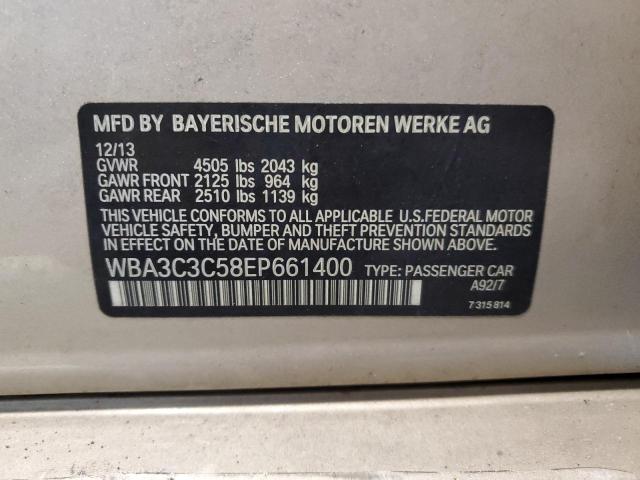 Photo 10 from auction – 2014 BMW 320 I XDRI with VIN WBA3C3C58EP661400