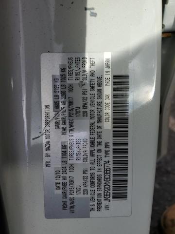 Photo 10 from auction – 2011 MAZDA CX-7 with VIN JM3ER2CMXB0366774