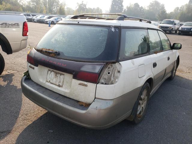 Photo 4 from auction – 2001 SUBARU LEGACY OUT with VIN 4S3BH665817677040