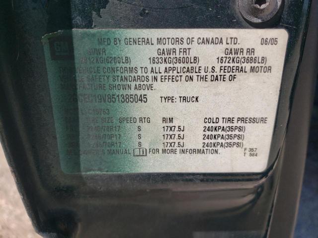 Photo 10 from auction – 2005 CHEVROLET SILVERADO with VIN 2GCEC19V851385045