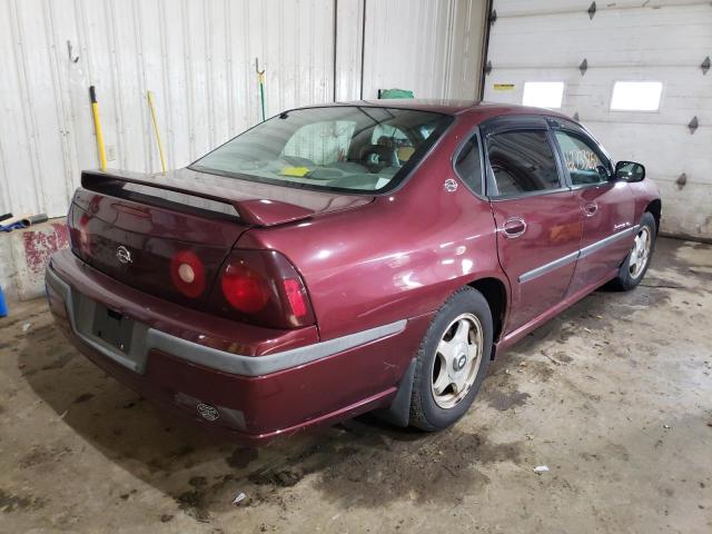 Photo 4 from auction – 2002 CHEVROLET IMPALA LS with VIN 2G1WH55K129265070