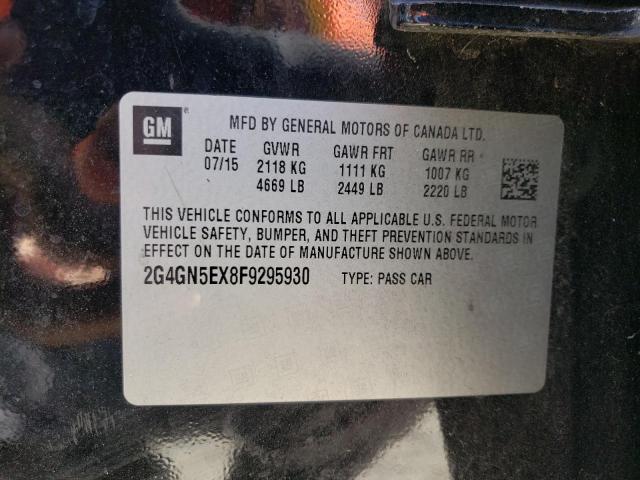 Photo 10 from auction – 2015 BUICK REGAL PREM with VIN 2G4GN5EX8F9295930