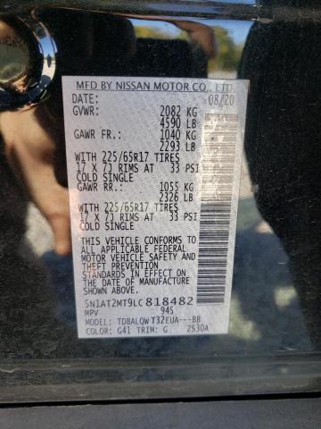 Photo 10 from auction – 2020 NISSAN ROGUE S with VIN 5N1AT2MT9LC818482