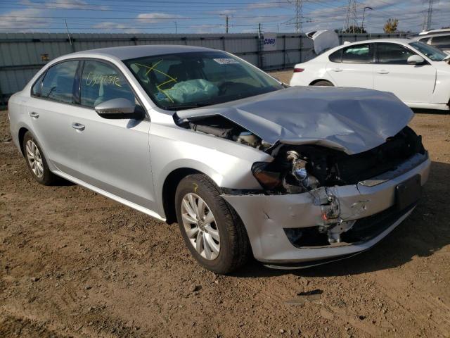 Photo 1 from auction – 2012 VOLKSWAGEN PASSAT S with VIN 1VWAP7A37CC102252