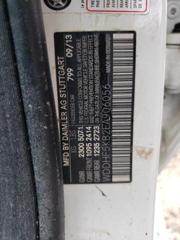 Photo 10 from auction – 2014 MERCEDES-BENZ E 350 with VIN WDDHF5KB2EA906056